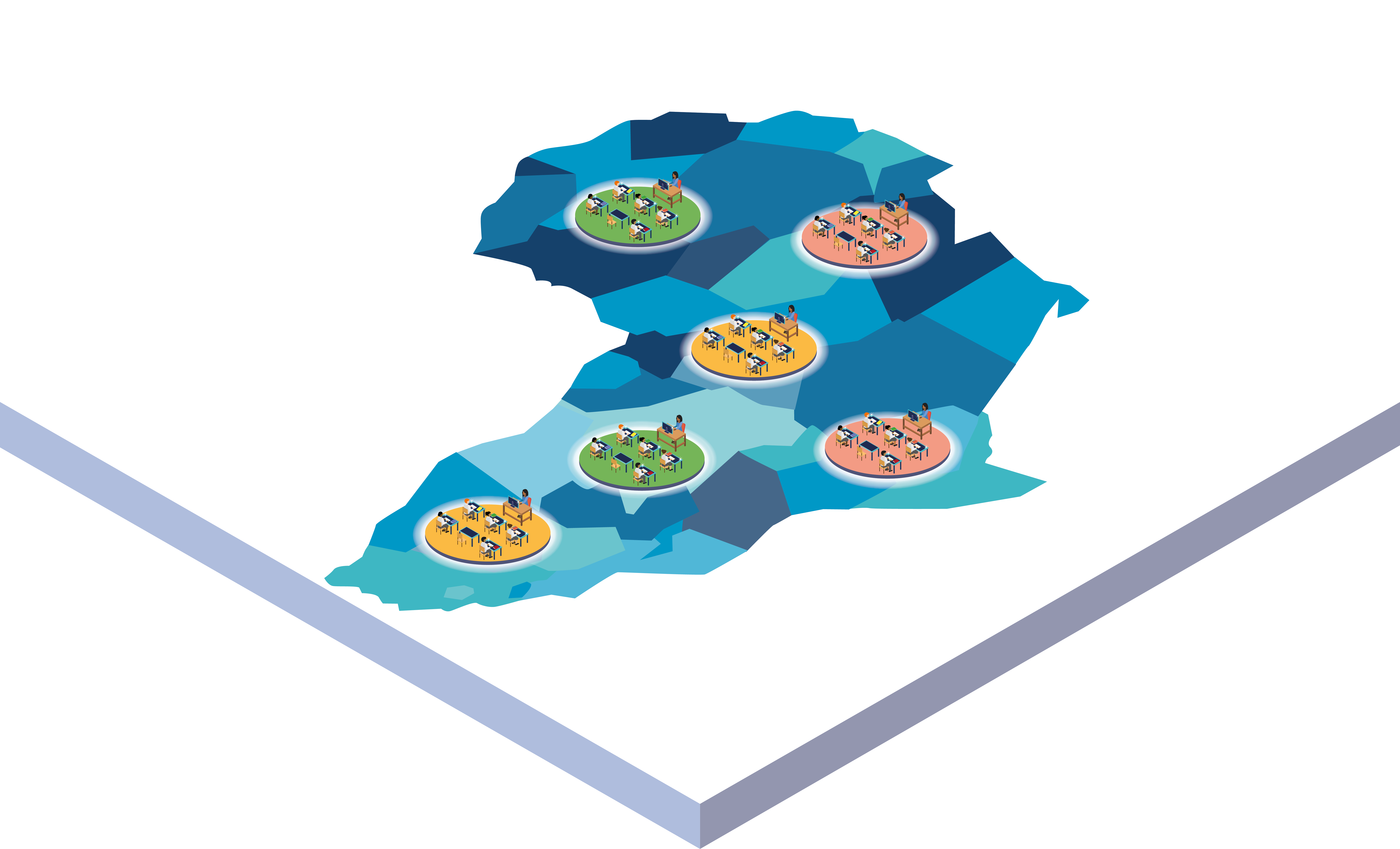 Monitoring platform map view